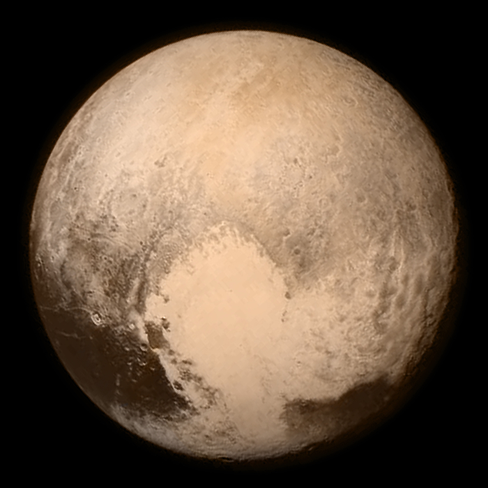 Bild des Plutos am 14.07.2015. Bild: NASA